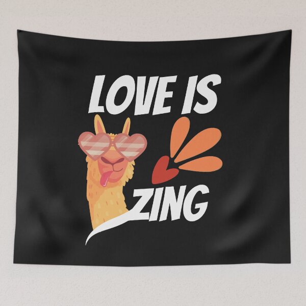 Item preview, Love is Llamazing- Funny Llama With Sunglasses designed and sold by AmeliaStore1.
