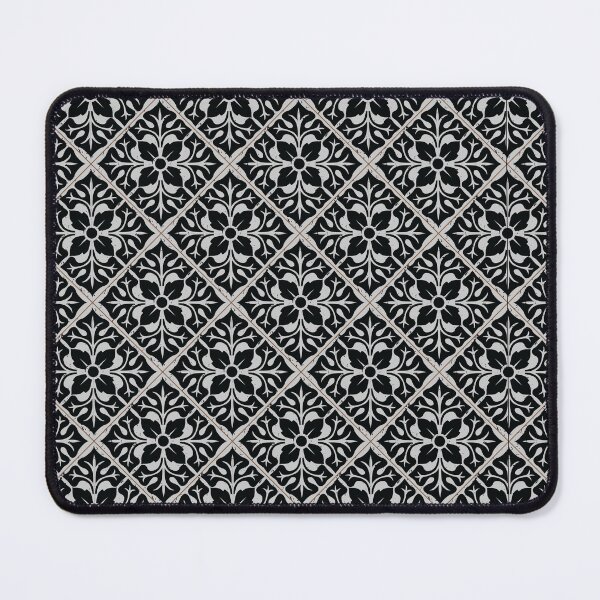 Item preview, Vintage black and white tiles diagonal 9 designed and sold by arkantus.