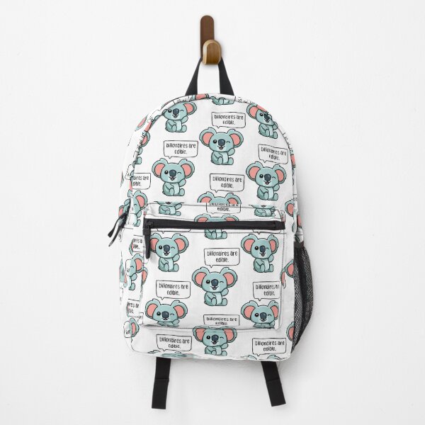 Item preview, billionaires are edible. cute koala. designed and sold by cute anarchist animals.