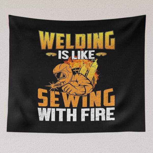 Item preview, Welding It's Like Sewing With Fire Welding Gift For Welder Lover designed and sold by mohalaz.