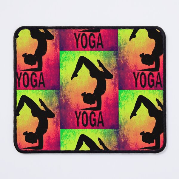 Item preview, Yoga Poses -  Multi-coloured Background designed and sold by SadSacDesigns.