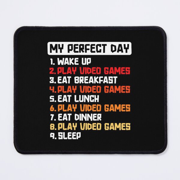 Item preview, My Perfect Day Video Games Retro Vintage designed and sold by mteehut.