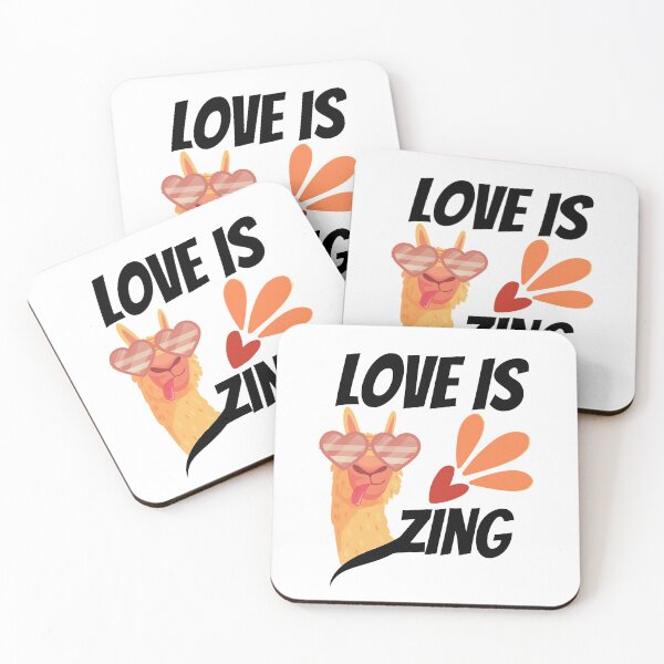 Item preview, Love is Llamazing- Funny Llama With Sunglasses designed and sold by AmeliaStore1.