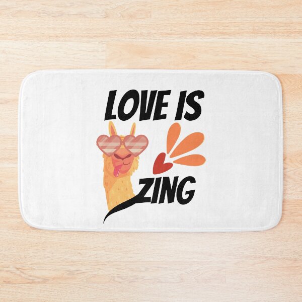 Item preview, Love is Llamazing- Funny Llama With Sunglasses designed and sold by AmeliaStore1.