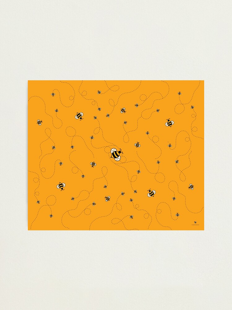 Alternate view of Busy as a Bee w/BG Photographic Print
