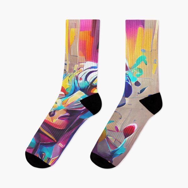 Item preview, Colorful Action Painting, Graffiti Street Art designed and sold by JoyforU.