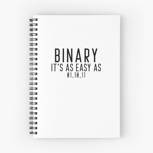 Item preview, Binary It's As Easy As 01 10 11 - Funny Programming Quotes designed and sold by ferdaousseshop.