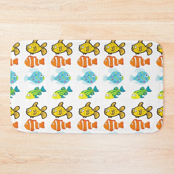 Item preview, Colorful School of swimming fish designed and sold by Hinny8.