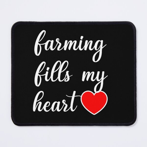 Item preview, Funny Valentines Day For Farmer: Farming Fills My Heart designed and sold by AMINE ★★★★★.