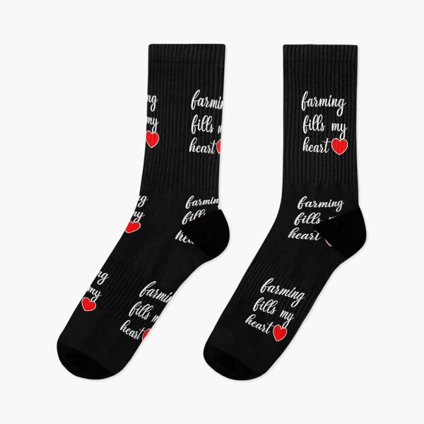Item preview, Funny Valentines Day For Farmer: Farming Fills My Heart designed and sold by AMINE  ★★★★★.