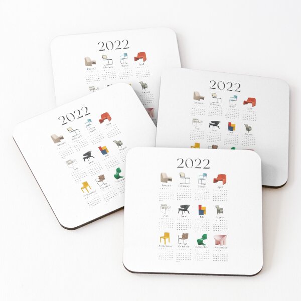 Item preview, 2022 Aesthetic Luxury Chairs Calendar designed and sold by SerenaChoe.
