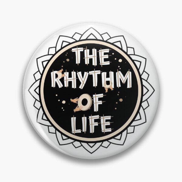 Item preview, The Rhythm Of Life - Round Design 1 designed and sold by DerickQuince.