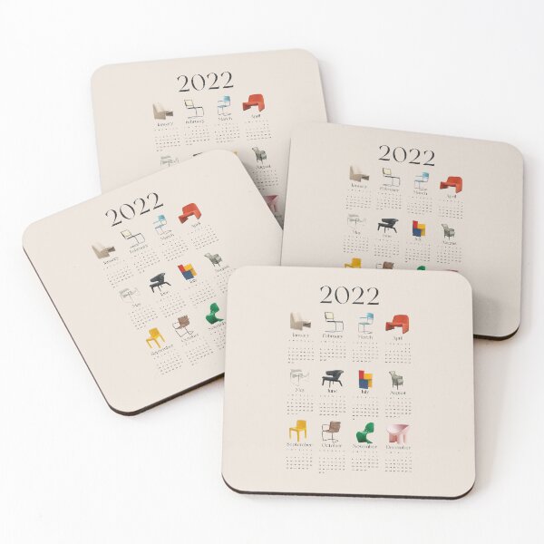 Item preview, 2022 Aesthetic Luxury Chairs Calendar designed and sold by SerenaChoe.
