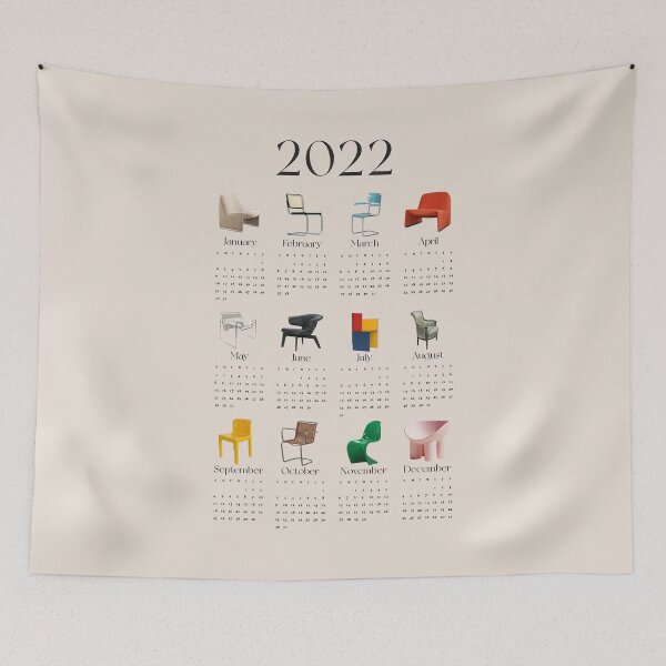 Item preview, 2022 Aesthetic Luxury Chairs Calendar designed and sold by SerenaChoe.