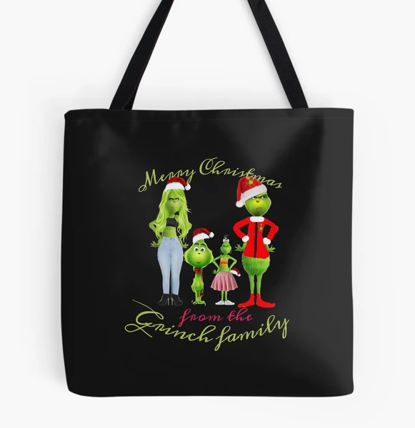 Cute Merry Christmas from the Grinch Family Tee Couple Matching