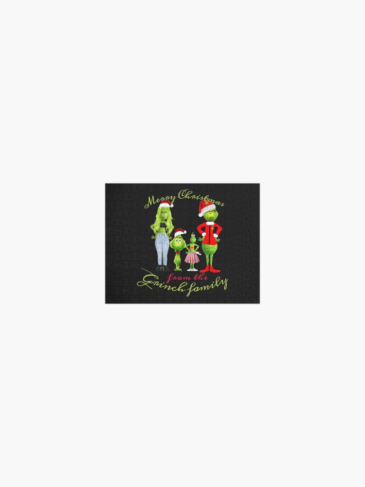 Cute Merry Christmas from the Grinch Family Tee Couple Matching