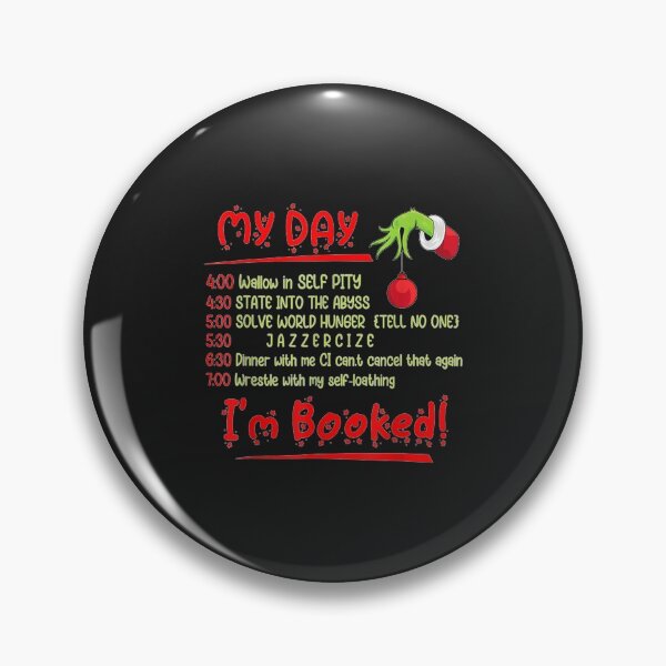 Item preview, Funny Christmas Xmas My Day I_amp_39_m Booked   designed and sold by RedRoseTe.