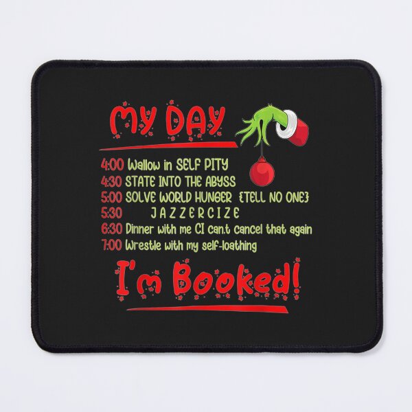 Item preview, Funny Christmas Xmas My Day I_amp_39_m Booked   designed and sold by RedRoseTe.