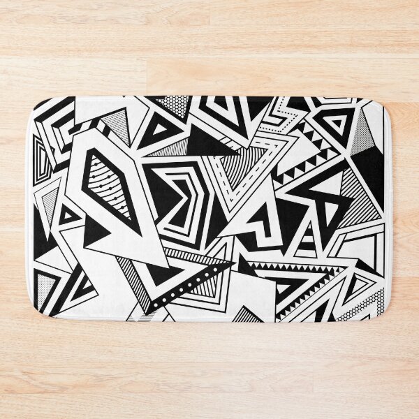 Item preview, Cubist Geometric Shapes Abstract Drawing designed and sold by alpdesignart.