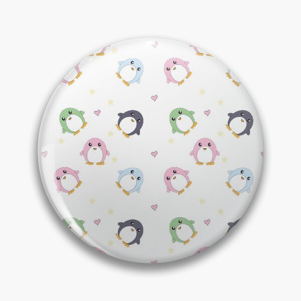 Item preview, Cute Penguin Kawaii Pattern designed and sold by istoriadesign.