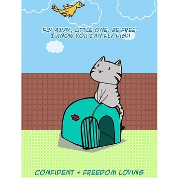 Artwork thumbnail, december cat by Petshap Incs