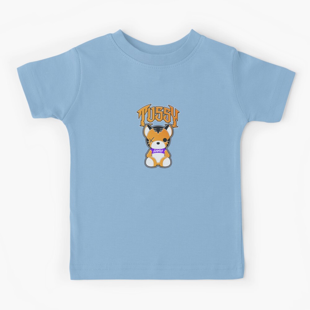 tussy games  Kids T-Shirt for Sale by sleazoidds