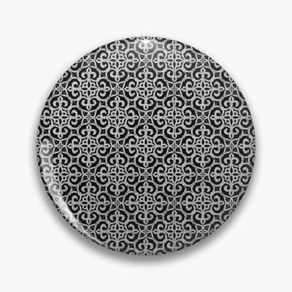 Item preview, Vintage black and white tiles diagonal 10 designed and sold by arkantus.