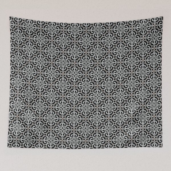 Item preview, Vintage black and white tiles diagonal 10 designed and sold by arkantus.