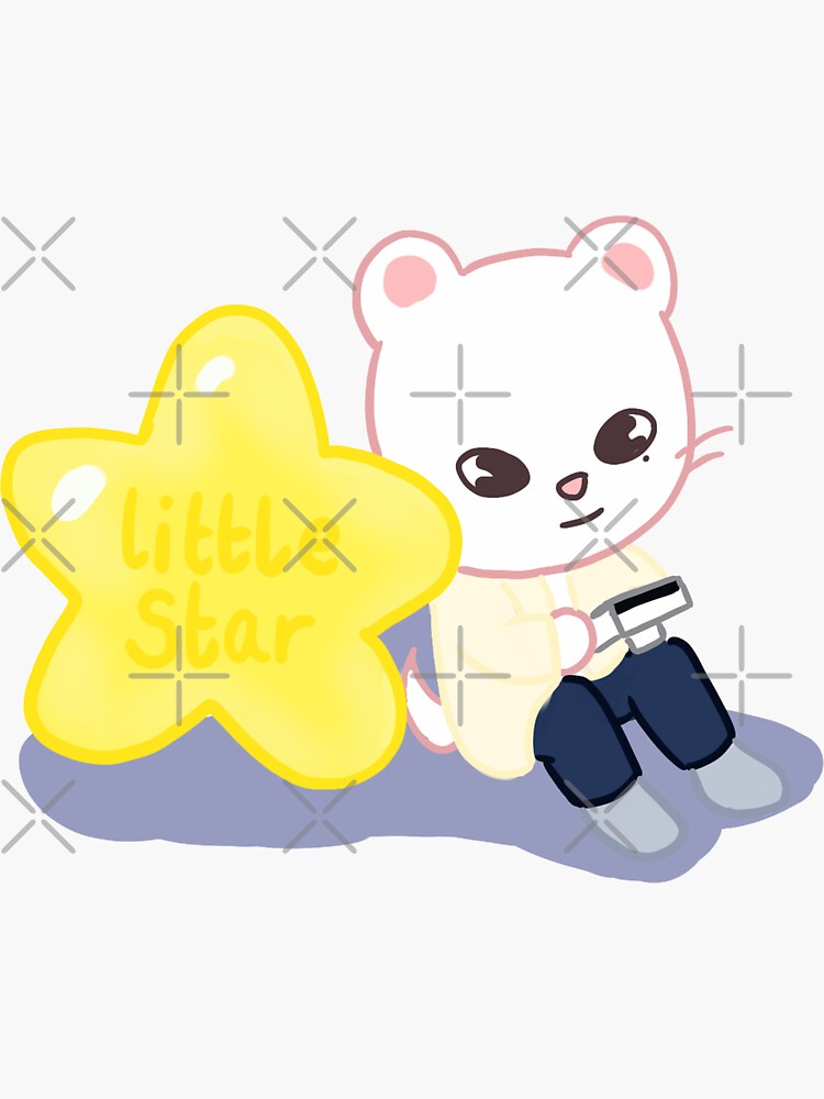 "STRAY KIDS (SKZOO - Jiniret Little Star" Sticker for Sale by