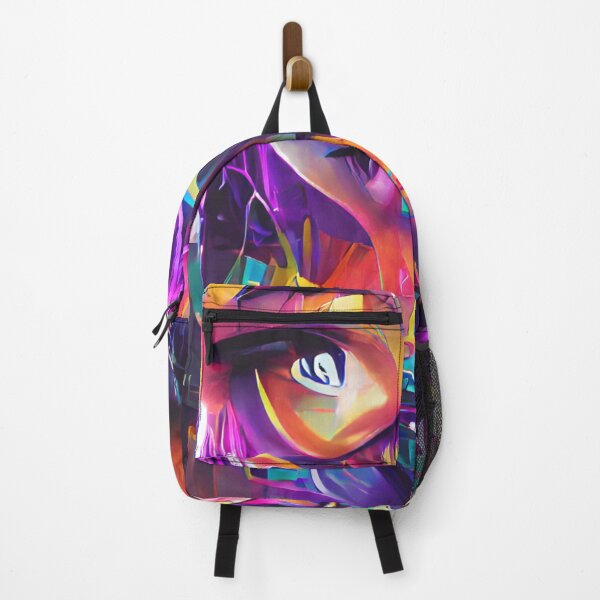 Item preview, Anime Eyes with Half Face Graffiti Painting designed and sold by JoyforU.