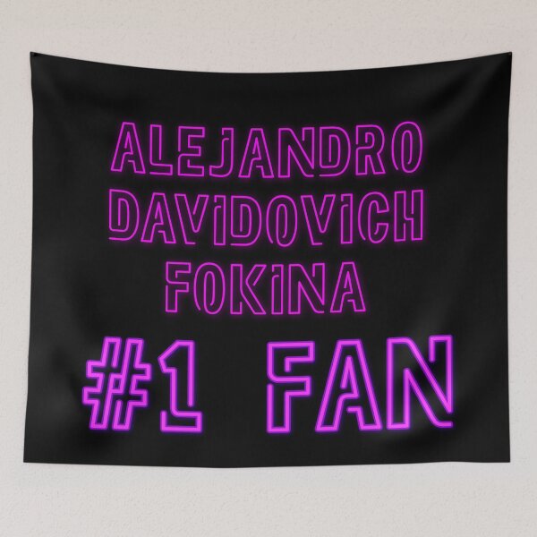 Item preview, Alejandro Davidovich Fokina #1 fan designed and sold by 2Girls1Shirt.
