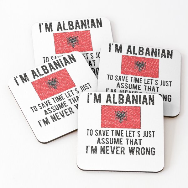 Item preview, Albanian Heritage Albania Roots Albanian Flag designed and sold by Pukiart.