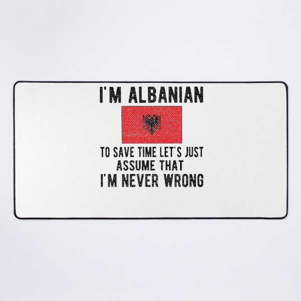 Item preview, Albanian Heritage Albania Roots Albanian Flag designed and sold by Pukiart.