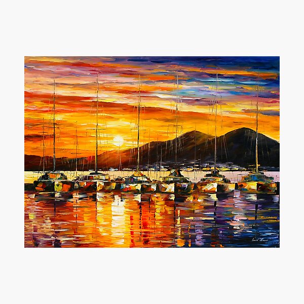 Item preview, ITALY, NAPLES HARBOR - VESUVIUS - Leonid Afremov designed and sold by Leonid Afremov.