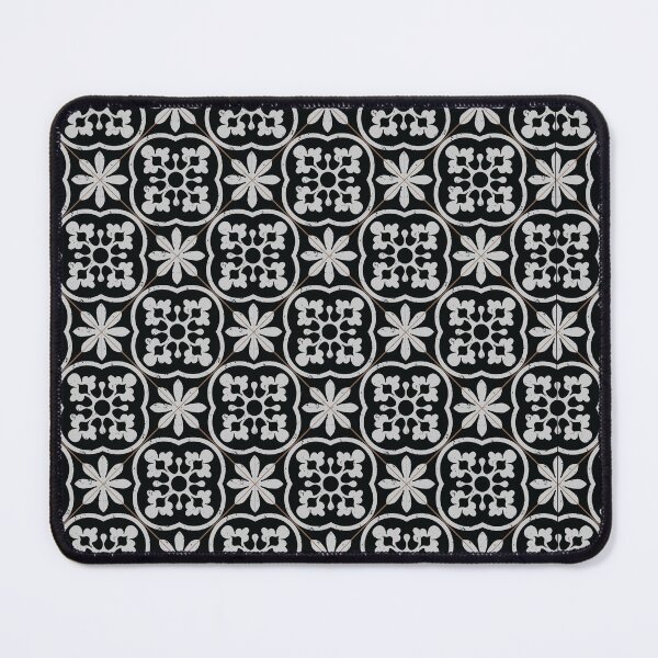 Item preview, Vintage black and white tiles diagonal 11 designed and sold by arkantus.