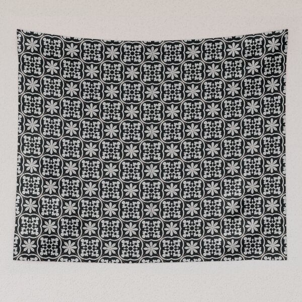 Item preview, Vintage black and white tiles diagonal 11 designed and sold by arkantus.