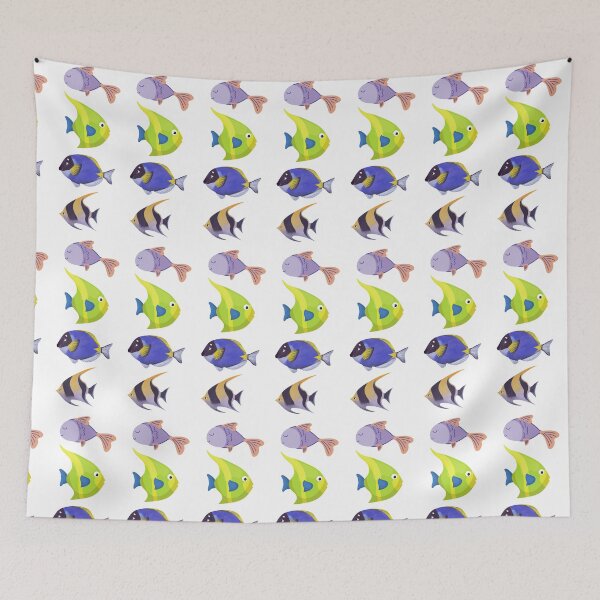 Item preview, Beautiful and rare school of swimming fish designed and sold by Hinny8.