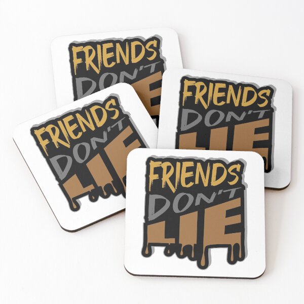 Item preview, Friends Don't Lie - Positive And Inspirational Quotes About Friends designed and sold by bluehatgraphics.