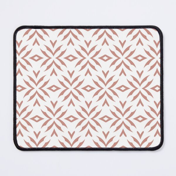 Artikelvorschau, Pink and White Abstract Flower Pattern Pairs DE 2022 Trending Color Rose de Mai DET432 entworfen und verkauft von ColorOfTheYears.