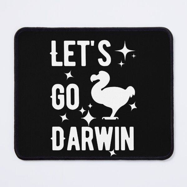 Item preview, Let's Go Darwin with extinct Dodo Bird (White Text) designed and sold by charqui.