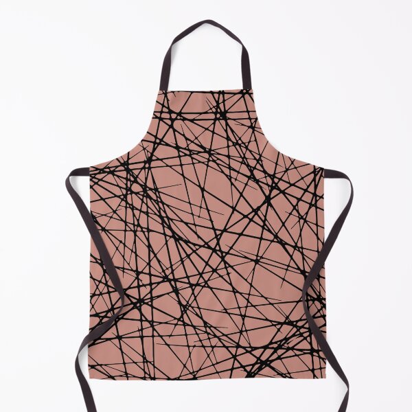 Item preview, Black and Pink Abstract Modern Criss Cross Line Pattern - DE 2022 Trending Color Rose de Mai DET432 designed and sold by ColorOfTheYears.
