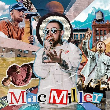 mac miller collage poster