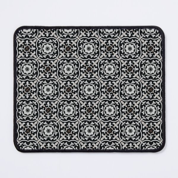 Item preview, Vintage black and white tiles diagonal 12 designed and sold by arkantus.
