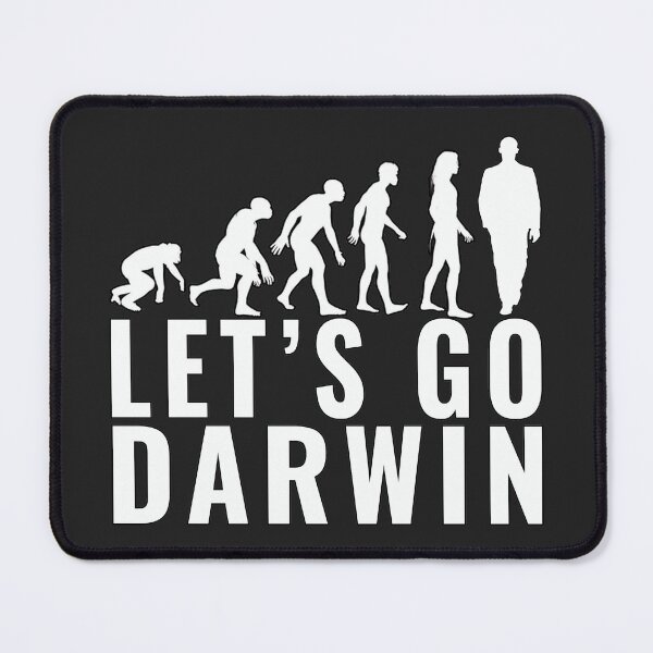 Item preview, Lets Go Darwin designed and sold by Feline Rockstars.