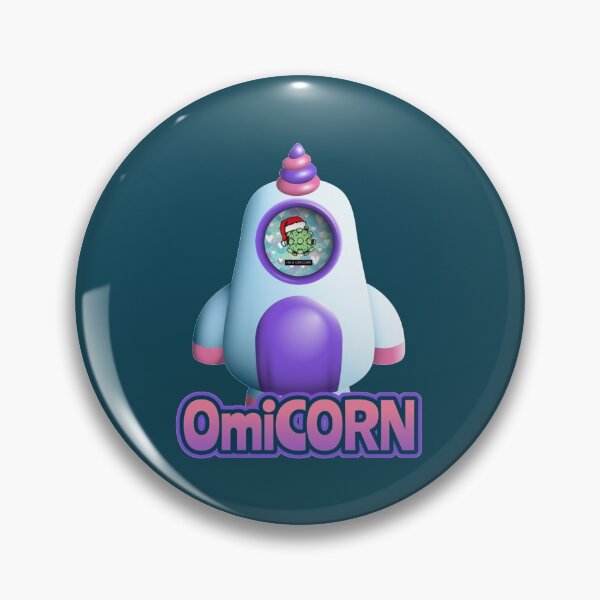 Item preview, UNICORN  OMICORN- Corona variant Omicron,covid mutation  Pandemic Covid 2022- UNICORN designed and sold by Bancakevute.