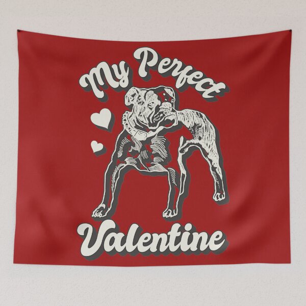 Item preview, My Perfect Bulldog Valentine, Fun Valentines Design For Dog Animal Lovers designed and sold by TrulyEpoque.