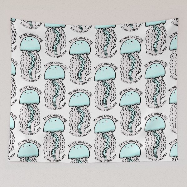 Item preview, Don't anger cute jellyfish  designed and sold by Mayarart.