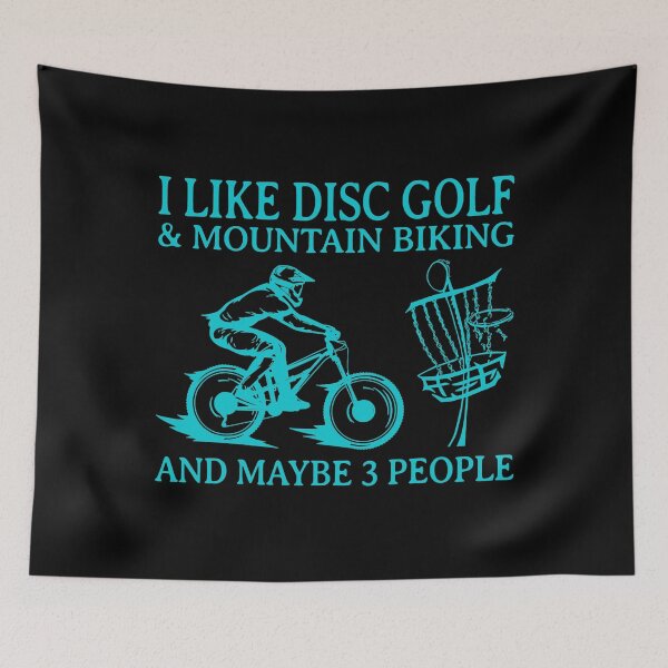 Item preview, I Like Disc Golf And Mountain Biking And Maybe 3 People designed and sold by larryscott84.