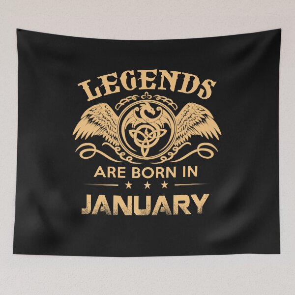 Item preview, Legends are born in January designed and sold by Theresa0102.