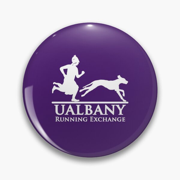 Item preview, UAlbany Running Exchange logo purple and white  designed and sold by ualbanyre.